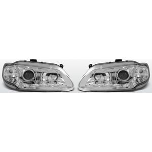 Koplampen LED DRL | Renaut Megane 1996-1998 | chroom