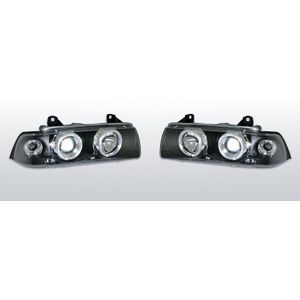 Koplampen Angel Eyes | BMW E36 Coupé Cabrio 1992-1998 | CCFL | zwart