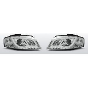 Koplampen Tube Light | Audi A3 8P 2003-2008-drllook-chroom