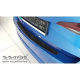 Achterbumperbeschermer | Skoda | Octavia 20- 5d hat. | Ribs | RVS zwart