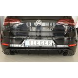 Rieger diffuser | Golf 7 GTI: 2017-2020 (vanaf Facelift) - 3-drs., 5-drs. | stuk glanzend abs | Rieger Tuning