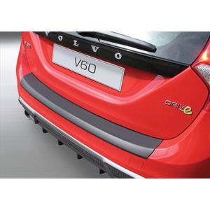 Achterbumper Beschermer | Volvo V60 Estate 2010- | ABS Kunststof | zwart