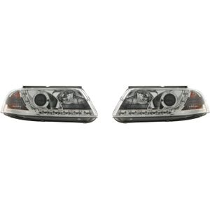 Koplampen LED DRL | Volkswagen Passat 3BG 2001-2004 | chroom