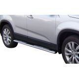 Side Bars | Kia | Sorento 09-12 5d suv. | RVS rvs zilver Design Side Protection