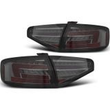 Achterlichten | Audi | A4 11-15 4d sed. | B8 | OEM Halogeen | FULL LED | LED BAR | Dynamic Turn Signal | smoke