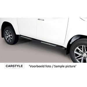 Side Bars | Opel | Mokka 20- 5d suv. | RVS Design Side Protection zwart