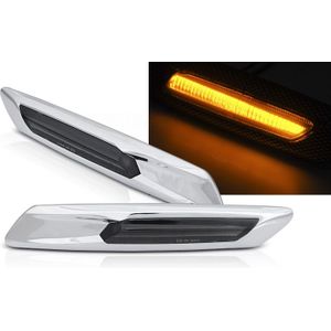 Zijknipperlicht | BMW | 5-serie 10-13 4d sed. F10 / 5-serie Touring 10-13 5d sta. F11 | LED | Dynamic Turn Signal | chroom