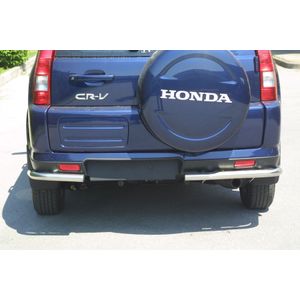 Rear Bar | Honda | CR-V 02-04 5d suv. | RVS rvs zilver Angular Rear Bar