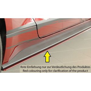 Side skirt aanzetstuk | Ford | Mustang 6 Coupé / Convertible 2014-2018 | stuk | rechts | Rieger Tuning