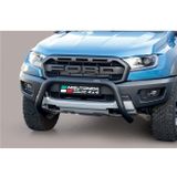 Pushbar | Ford | Raptor 2019- 4d pick-up | RVS Super Bar zwart CE-keur