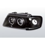 Koplampen Angel Eyes | Audi A3 8L 1996-2000 | LED | zwart