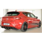 Diffuser | Seat Leon (KL) 2020- 5d hatchback  | ABS | glanzend | Rieger Tuning