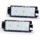 LED Kentekenverlichting | Renault Twingo Clio Megane Laguna Velsatis Master | 18 SMD LED