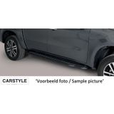 Side Bars | Peugeot | 4007 07-11 5d suv. | zwart Pedana RVS