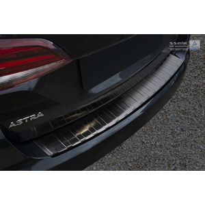 Achterbumperbeschermer | Opel | Astra Sports Tourer 16- 5d sta. | RVS zwart zijdeglans