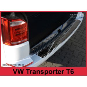 Achterbumperbeschermer | Volkswagen | Transporter Kombi 15- 4d bus. | RVS zwart