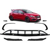 Aero Frontspoiler pakket | Mercedes-Benz | A-klasse 2015-2018 5d hat. W176 | alleen AMG-Line | AMG-Look | 02