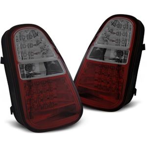 Achterlichten | Mini | Cooper 01-07 3d hat. R50/R53 / Cabrio 04-09 2d cab. R52 | LED | rood en smoke