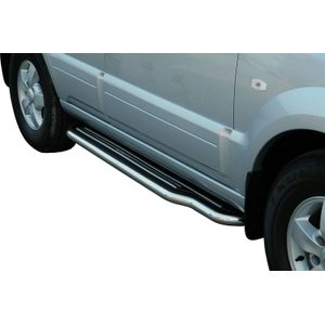 Side Bars | Kia | Sorento 06-09 5d suv. | RVS rvs zilver Pedana