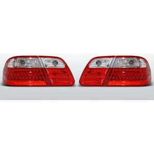 Achterlichten Mercedes E-Klasse W210 1995-2002 | LED | rood / wit