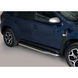 Side Bars | Dacia | Duster 18- 5d suv. | RVS zwart Side Protection