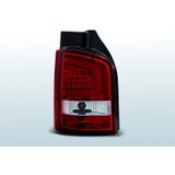 Achterlichten Volkswagen T5 2003-2015 | LED | rood / wit | Achterklep
