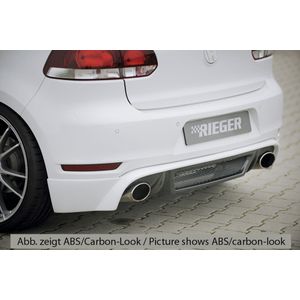 Rieger achteraanzetstuk | Golf 6 GTI - 3-drs., 5-drs., Cabrio  Golf 6 GTD - 3-drs., 5-drs. | stuk ongespoten abs | Rieger Tuning