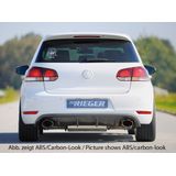 Rieger diffuser | Golf 6 GTI - 3-drs., 5-drs., Cabrio  Golf 6 GTD - 3-drs., 5-drs. | stuk glanzend abs | Rieger Tuning