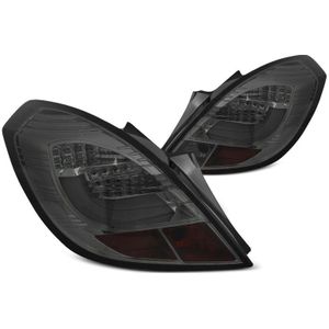 Achterlichten | Opel | Corsa 06-10 3d hat. / Corsa 10-11 3d hat. / Corsa 11-15 3d hat. | LED | LED BAR smoke
