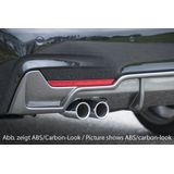 Rieger diffuser | BMW 4-Serie F32 / F33 / F36 2013- | ABS | duplex uitlaat dubbel