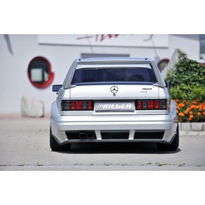 Rieger achterbumper | 190-Serie (W201) - Sedan | stuk ongespoten gvk | Rieger Tuning