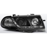 Koplampen LED DRL | Opel Astra F 1994-1997 | zwart