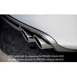 Rieger diffuser | A4 (B8/B81): 11.07-12.11 (tot Facelift) - Lim., Avant | stuk carbonlook abs | Rieger Tuning