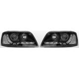 Koplampen LED DRL | VW Transporter T5 2003-2009 | LED knipperlicht | zwart