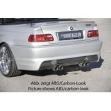 Rieger achteraanzetstuk | 3-Serie E46: 02.98-12.01 (tot Facelift), 02.02- (vanaf Facelift) - Cabrio, Coupé, Lim. | Sport-Look | stuk ongespoten abs | Rieger Tuning