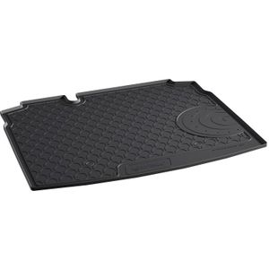 Rubber kofferbakmat | Volkswagen | Golf 03-08 3d hat. / Golf 03-08 5d hat. / Golf 08-12 3d hat. / Golf 08-12 5d hat. | met klein reservewiel | zwart | Gledring