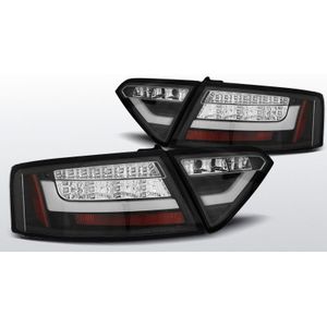 Achterlichten | Audi | A5 2007-2011 | LED-BAR | zwart
