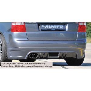 Rieger achteraanzetstuk | Touran (1T): 03.03-10.06 (tot Facelift) - Van | stuk carbonlook abs | Rieger Tuning