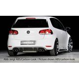 Rieger diffuser | VW Golf 6 VI 2008-2012 | ABS | dubbel sierstuk L/R | Carbon-look
