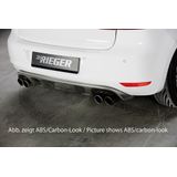 Rieger diffuser | VW Golf 6 VI 2008-2012 | ABS | dubbel sierstuk L/R | Carbon-look