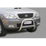 Pushbar | Hyundai | Terracan 04-07 5d suv. | RVS rvs zilver Medium Bar