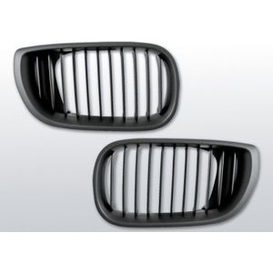 Grille (set) BMW 3-Serie E46 01-05 Zwart (Sedan+Touring)