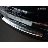 Achterbumperbeschermer | Audi | A6 Avant 18- 5d sta. | RVS rvs zilver Zijdeglans
