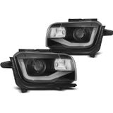 Koplampen | Chevrolet | Camaro 2009-2013 | LED | Tube Light | zwart