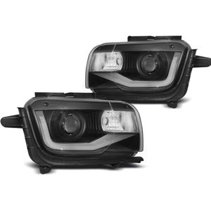 Koplampen | Chevrolet | Camaro 2009-2013 | LED | Tube Light | zwart