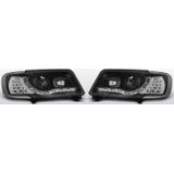 Koplampen | Audi | 100 C4 1990-1994 | LED knipperlicht | zwart | 04