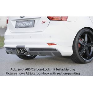 Wolf achteraanzetstuk W1218645 | Focus 3 ST: 08.12-11.14 (tot Facelift) - 5-drs. (Lim.) | stuk ongespoten abs | Rieger Tuning