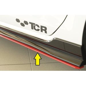 Side skirt aanzetstuk | Volkswagen | Golf VII GTI-TCR 2019- 3d / 5d hat. | links | stuk abs | Rieger Tuning