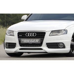 Rieger spoilerlip | A4 (B8/B81): 11.07-12.11 (tot Facelift) - Lim., Avant  A4 S4 (B8/B81): 11.08-12.11 (tot Facelift) - Lim., Avant | stuk ongespoten abs | Rieger Tuning