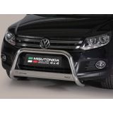 Pushbar | Volkswagen | Tiguan 11-16 5d suv. | rvs zilver Medium Bar RVS CE-keur
